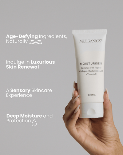 Peptide Collagen Moisturiser with Hyaluronic Acid - Mudorganics